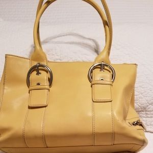Yellow Nine West purse